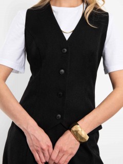Жилет классический чёрный Kosmos(фото5)