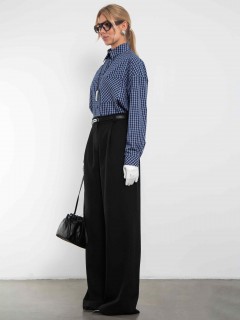 Брюки палаццо в чёрном цвете Kosmos(фото5)