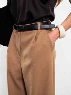 Брюки палаццо песочного цвета Kosmos(фото5)