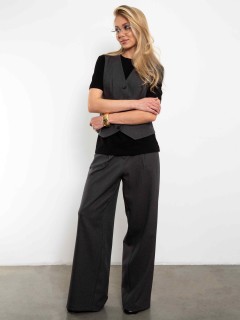 Жилет классический цвета графит Kosmos(фото2)