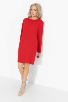 Платье красное с карманами Charutti(фото2)