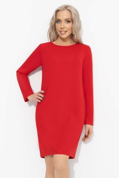 Платье красное с карманами Charutti