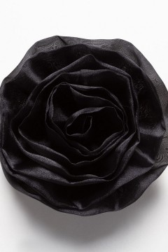 Брошь чёрная из органзы Charutti(фото2)