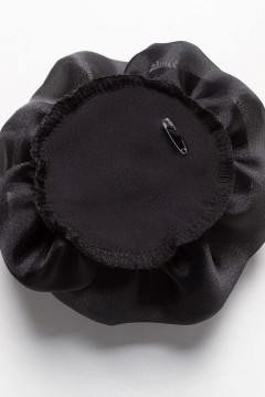 Брошь чёрная из органзы Charutti(фото4)