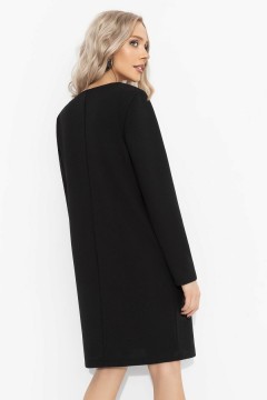 Платье чёрное с карманами Charutti(фото6)