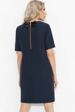 Платье синее с креативной застёжкой Charutti(фото5)