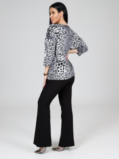 Свитшот велюровый с леопардовым принтом Iv-capriz(фото7)