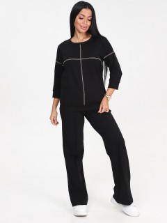 Свитшот чёрный из футера Iv-capriz(фото8)