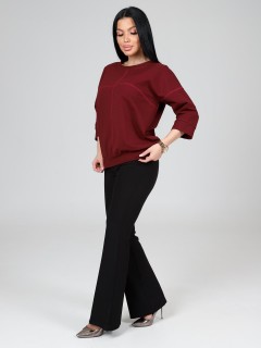 Свитшот бордовый из футера Iv-capriz(фото4)