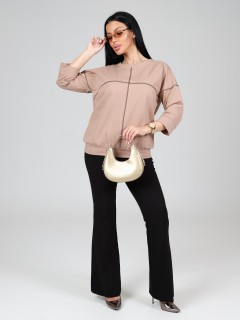 Свитшот бежевый из футера Iv-capriz(фото2)