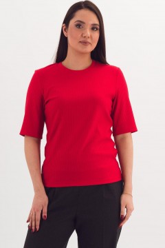 Футболка трикотажная красного цвета Braslava