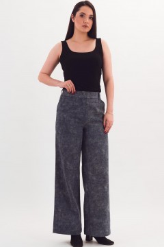 Брюки прямые синие Braslava