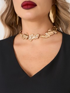 Платье длинное чёрное из шифона Dora(фото5)