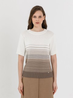 Блуза вязаная в полоску Priz(фото3)