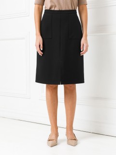 Юбка чёрная трикотажная Priz(фото3)