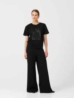 Футболка чёрная с принтом Priz(фото2)