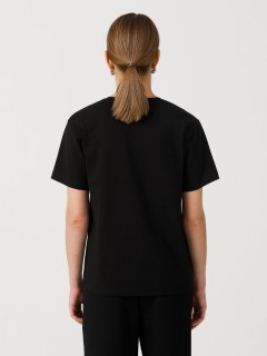 Футболка чёрная с принтом Priz(фото4)