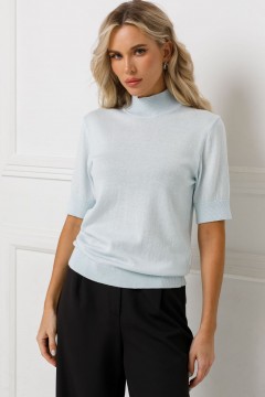 Водолазка голубая с коротким рукавом Priz