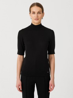 Водолазка чёрная с коротким рукавом Priz(фото2)