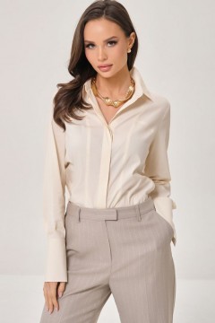 Блузка с длинными рукавами в цвете экрю Priz