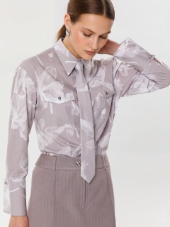 Блузка со съёмным галстуком Priz(фото5)