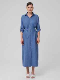 Платье А-образного силуэта с поясом Priz(фото4)