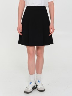 Юбка чёрная со складками Priz(фото4)