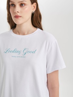 Футболка белая с принтом Priz(фото4)