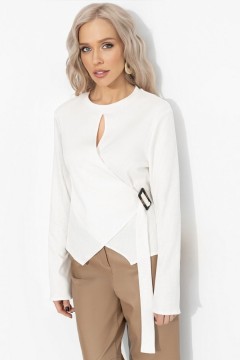 Джемпер белый трикотажный Charutti(фото2)