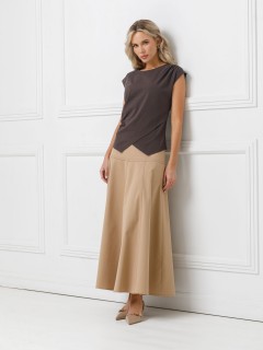 Топ трикотажный с драпировкой Priz(фото2)