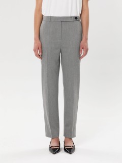 Брюки светло-серые укороченные Priz(фото3)