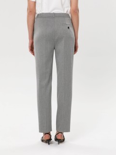 Брюки светло-серые укороченные Priz(фото6)