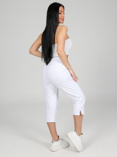 Бриджи трикотажные белого цвета Iv-capriz(фото7)