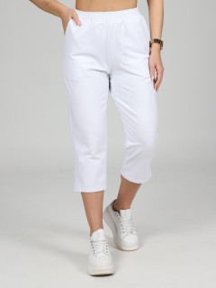 Бриджи трикотажные белого цвета Iv-capriz(фото4)