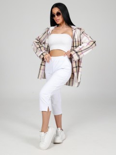 Бриджи трикотажные белого цвета Iv-capriz(фото2)