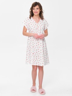 Платье домашнее из муслина с принтом Priz(фото2)