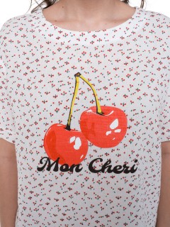 Блузка из муслина с принтом Priz(фото4)