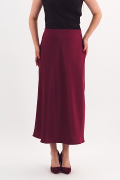 Юбка-колокол бордового цвета Braslava(фото2)