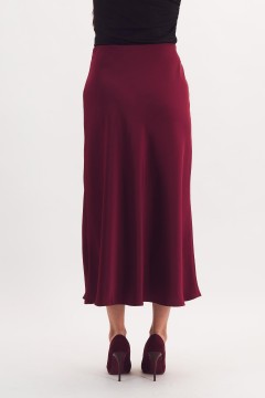 Юбка-колокол бордового цвета Braslava(фото4)