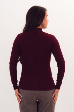 Водолазка бордовая трикотажная вязаная Braslava(фото5)