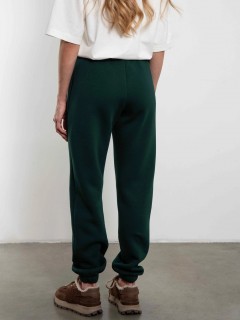 Брюки джоггеры с начёсом в цвете малахит Kosmos(фото6)