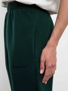 Брюки джоггеры с начёсом в цвете малахит Kosmos(фото4)