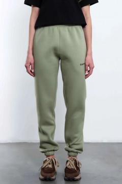 Брюки джоггеры с начёсом в оливковом цвете Kosmos(фото3)
