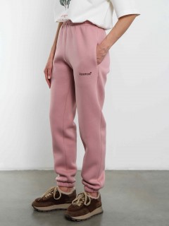 Брюки джоггеры с начёсом в розовом цвете Kosmos(фото3)
