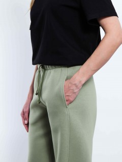 Брюки с начёсом в оливковом цвете Kosmos(фото4)