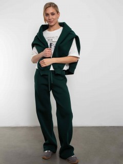 Брюки с начёсом в цвете малахит Kosmos(фото4)