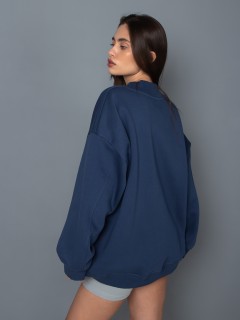 Свитшот женский оверсайз с начёсом Kosmos(фото7)