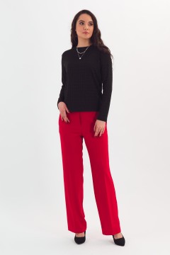 Лонгслив трикотажный чёрного цвета Braslava(фото2)