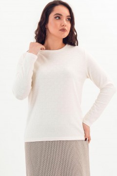 Лонгслив трикотажный белого цвета Braslava