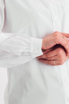 Рубашка белая с длинными рукавами Braslava(фото6)